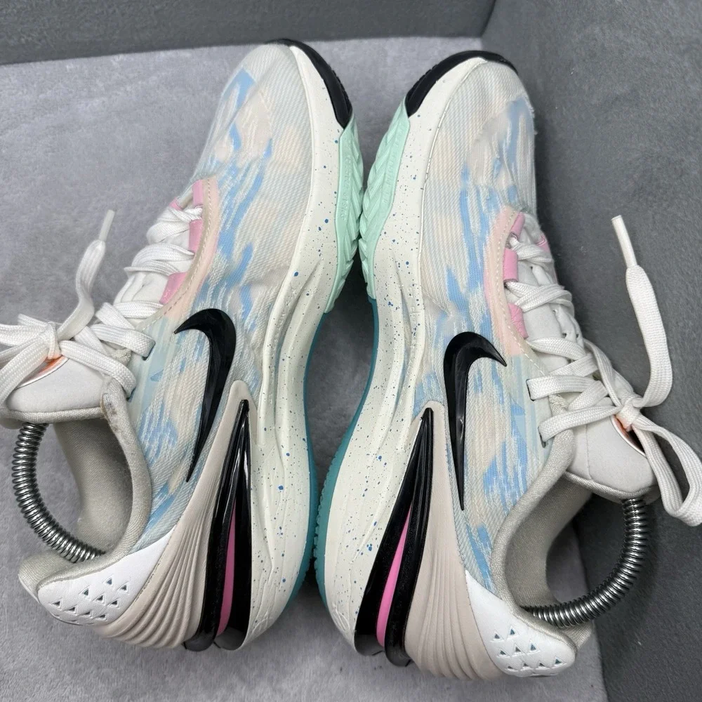 Nike Air Zoom GT Cut 2 Sail Pink Spell Basketball Shoes Women's 9.5 FN0234-104